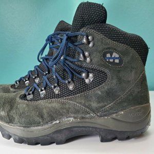 Merrell Men’s Sz 8 Hiking / Work Boots vibram Eagle II Charcoal suede.